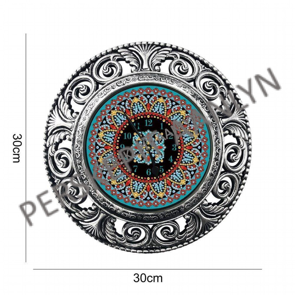 ZBY209 Tin Clock_ Diamond Painting Miscellaneous - Image 2
