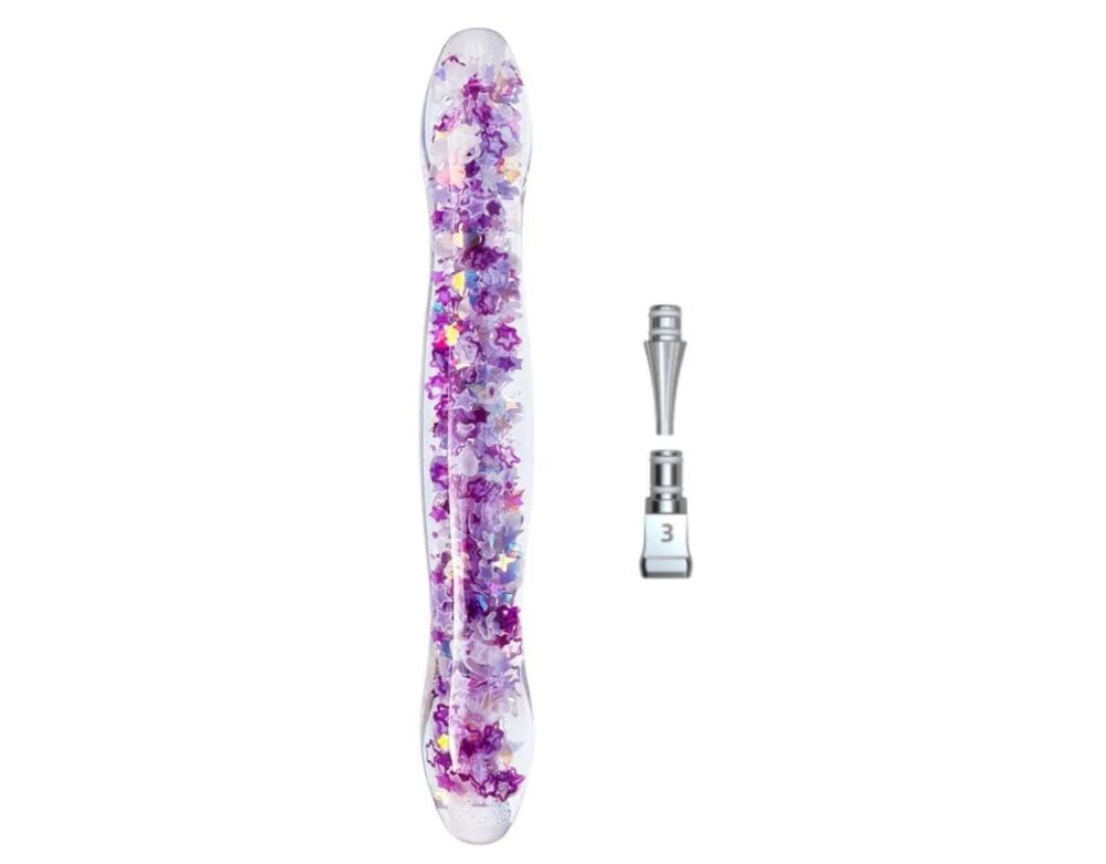 Diamond Painting Purple Luminous Rhinestone Placement Pen