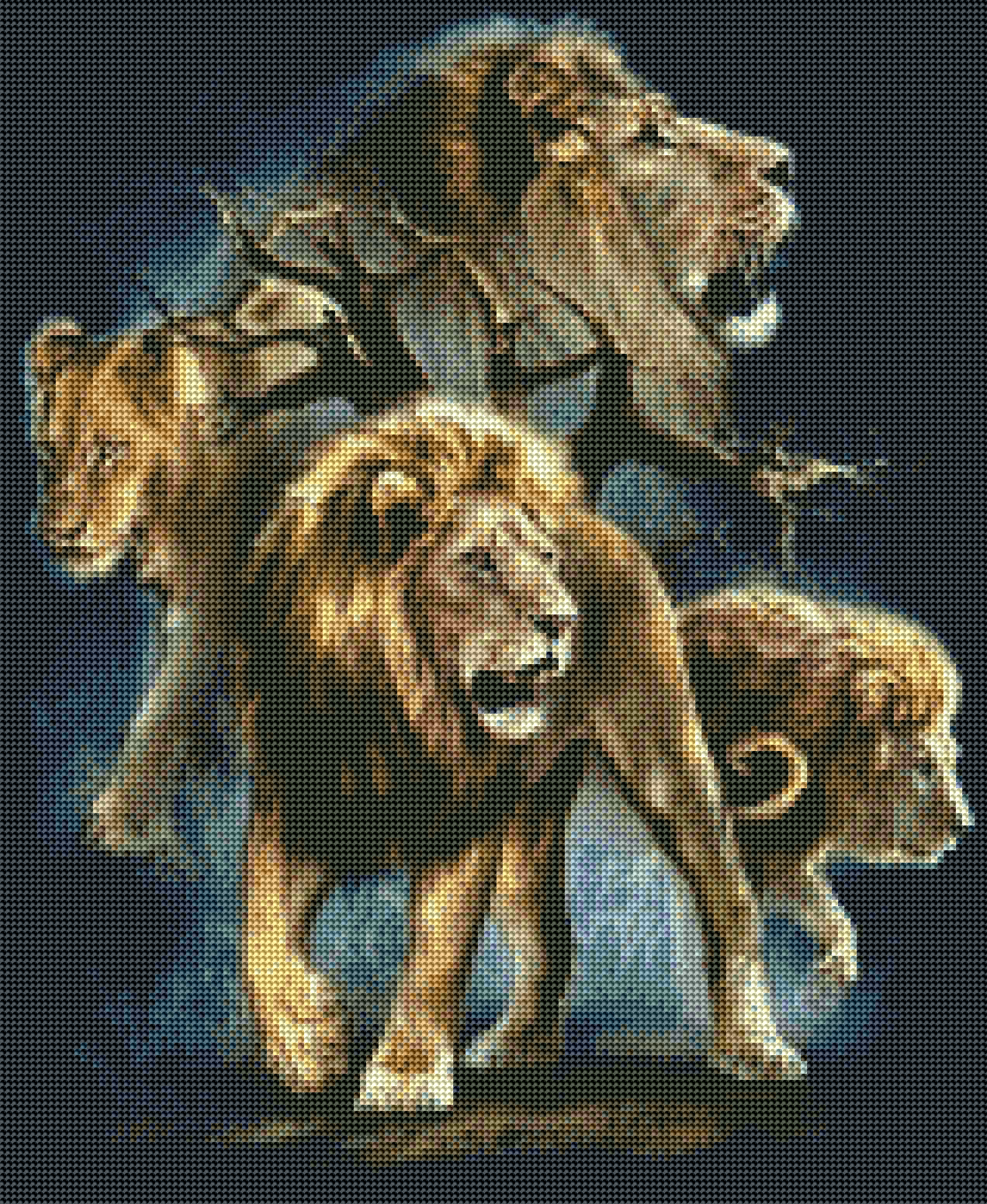 G2238- 53cm x 63cm Canvas Size - Image 2