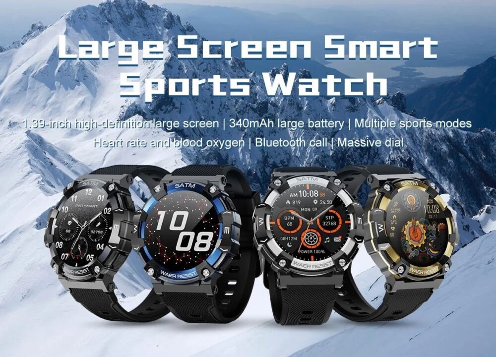 Multi-Sport Mode Smart Watch _ Black SW003 - Image 2