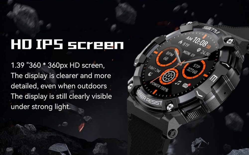 Multi-Sport Mode Smart Watch _ Black SW003 - Image 7