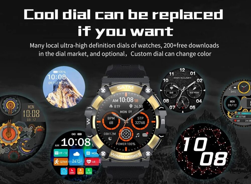 Multi-Sport Mode Smart Watch _ Black SW003 - Image 8