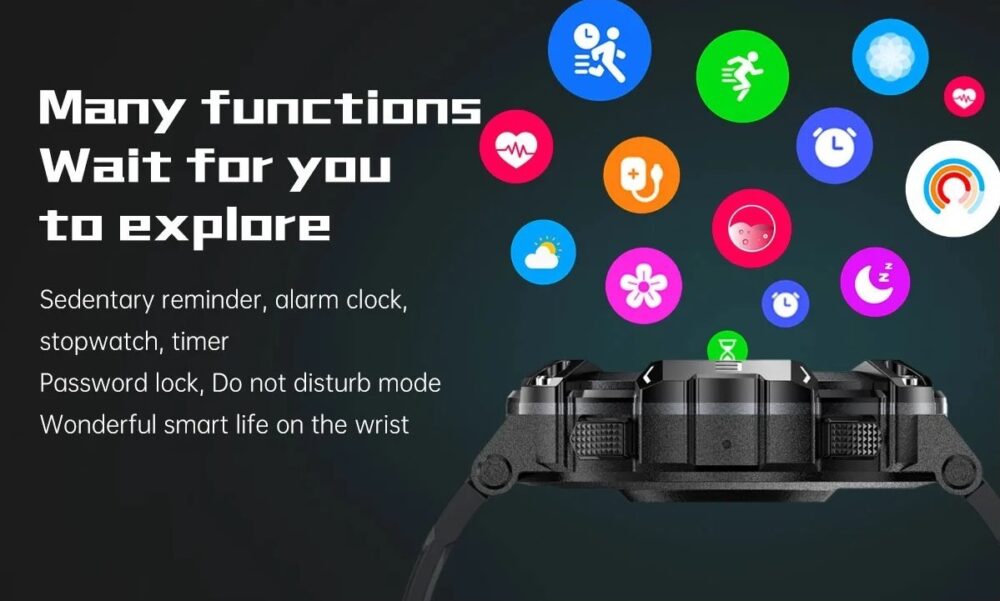 Multi-Sport Mode Smart Watch _ Black SW003 - Image 6