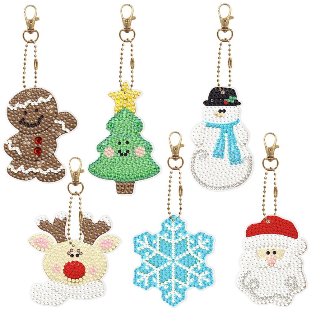 Diamond Painting DIY Key Chain Kit_ Christmas YSK167