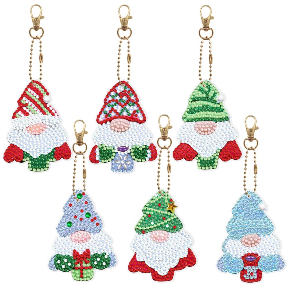 Diamond Painting DIY Key Chain Kit_ Christmas YSK171