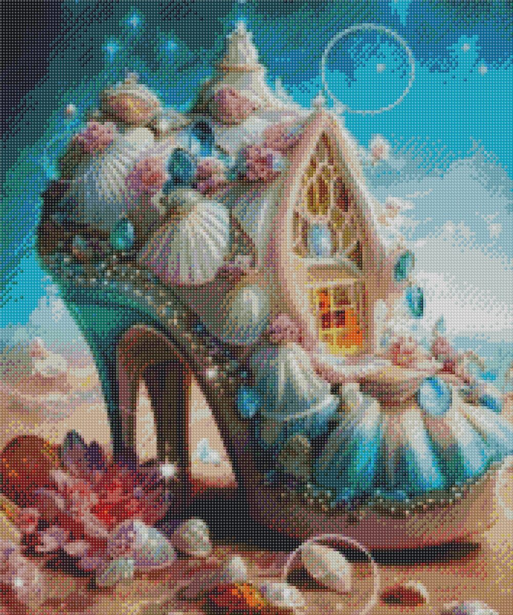 Premium Diamond Painting Round Drill DIY Kit_ 50cm x 60cm Fantasy PR005 - Image 2