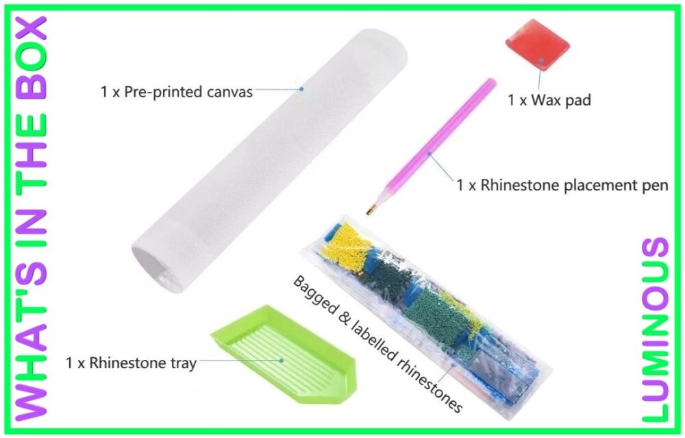 Diamond Painting DIY Luminous Kit_ 30cm x 40cm - YGZ008 - Image 4