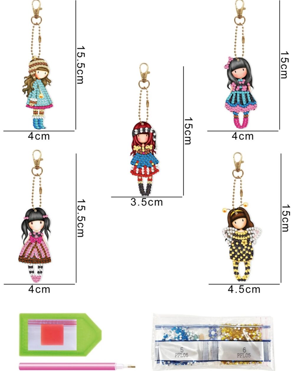 Diamond Painting DIY Key Chain Kit_ YSK118 - Image 3