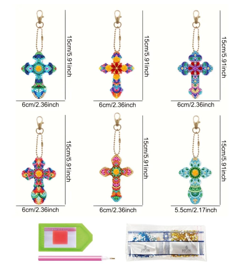 Diamond Painting DIY Key Chain Kit_ YSK134 - Image 2