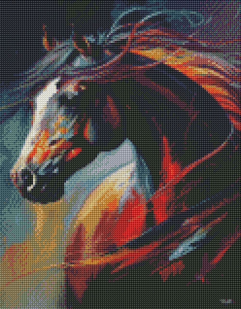 Diamond Painting Full Round Drill DIY Kit_43cm x 53cm G3517 - Image 2
