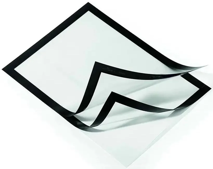A3 Black Trim Self-Adhesive Magnetic Frame