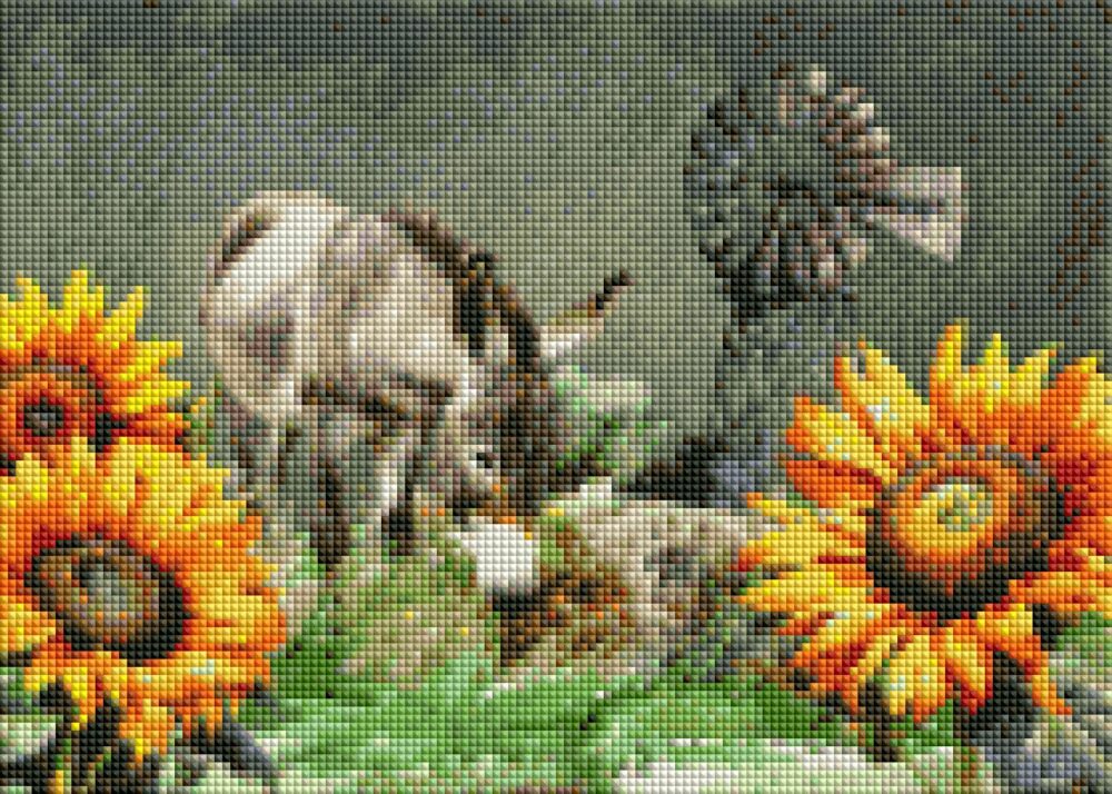 Diamond Painting Full Square Drill DIY Kit_ 33cm x 43cm F3669 - Image 2