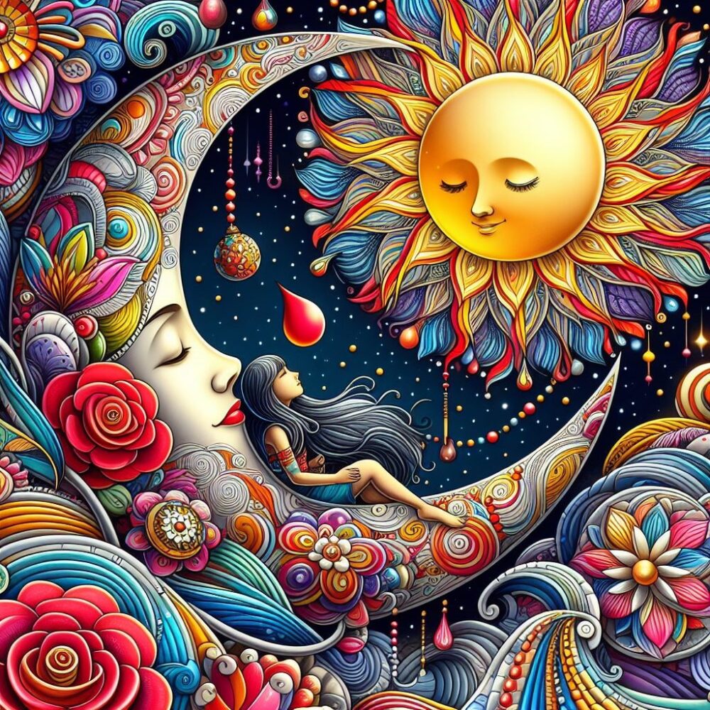 Dreaming of You Square Drill DIY Kit_ 60cm x 60cm - FDPPA035 by Kim Ebner