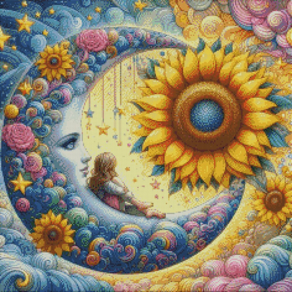 The Future is Bright Square Drill DIY Kit_ 60cm x 60cm - FDPPA034 by Kim Ebner - Image 2
