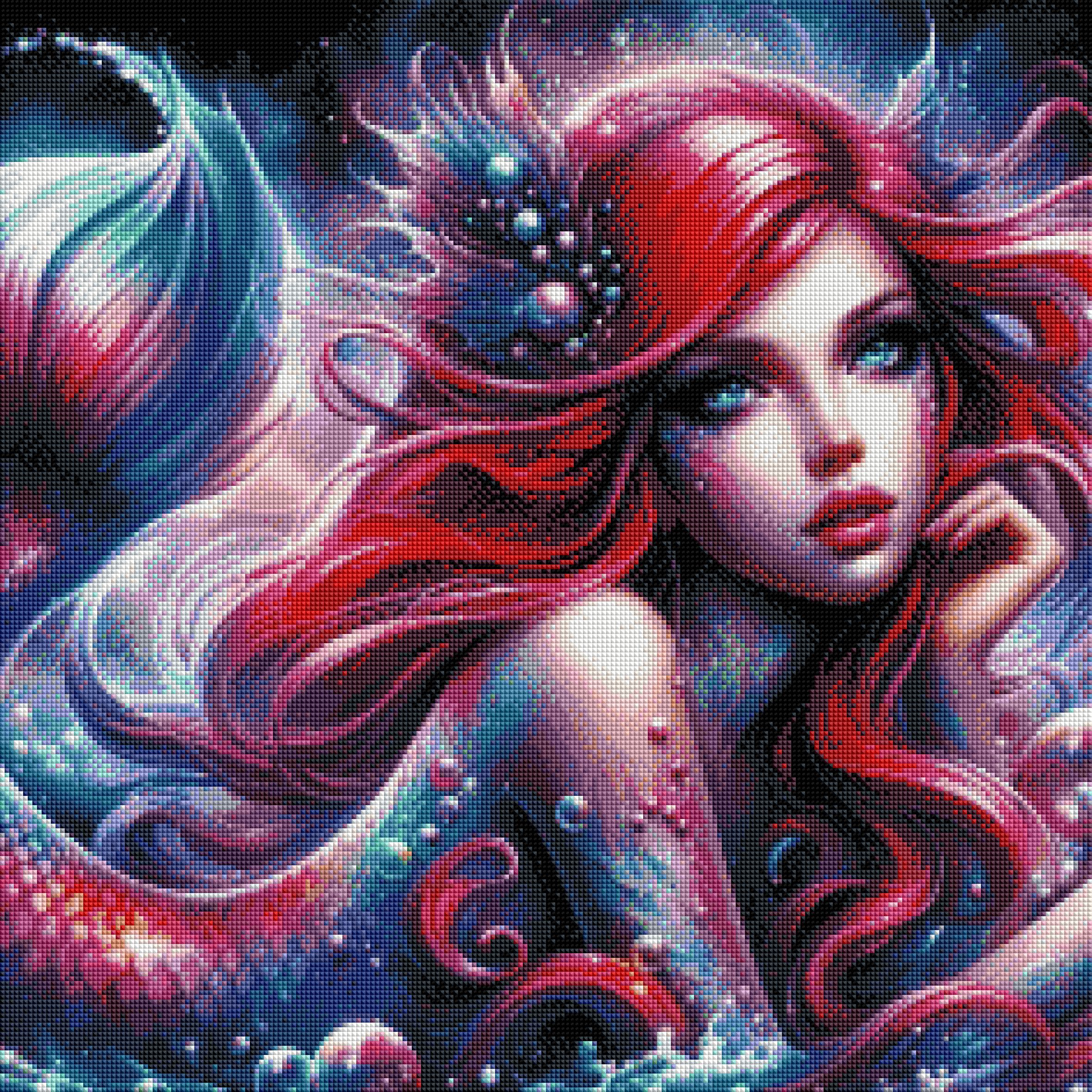 Jewel of the Sea Square Drill DIY Kit_ 60cm x 60cm - FDPPA038 by Kim Ebner - Image 2