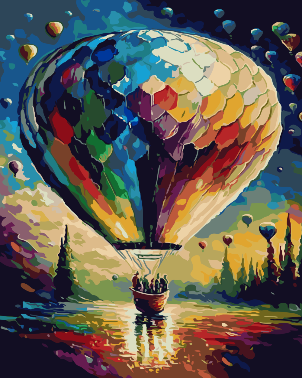 Paint by Numbers DIY Kit Deluxe_ 40cm x 50cm PBN071 - Image 2