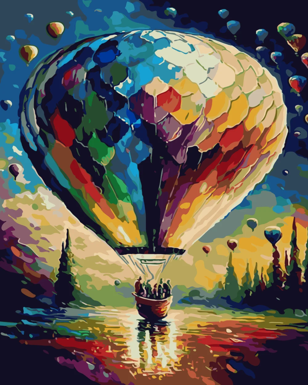 Paint by Numbers DIY Kit Deluxe_ 40cm x 50cm PBN071 - Image 2