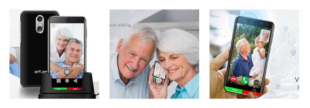 Artfone Smart 500 4G Senior Smartphone with SOS Emergency Button - Image 9