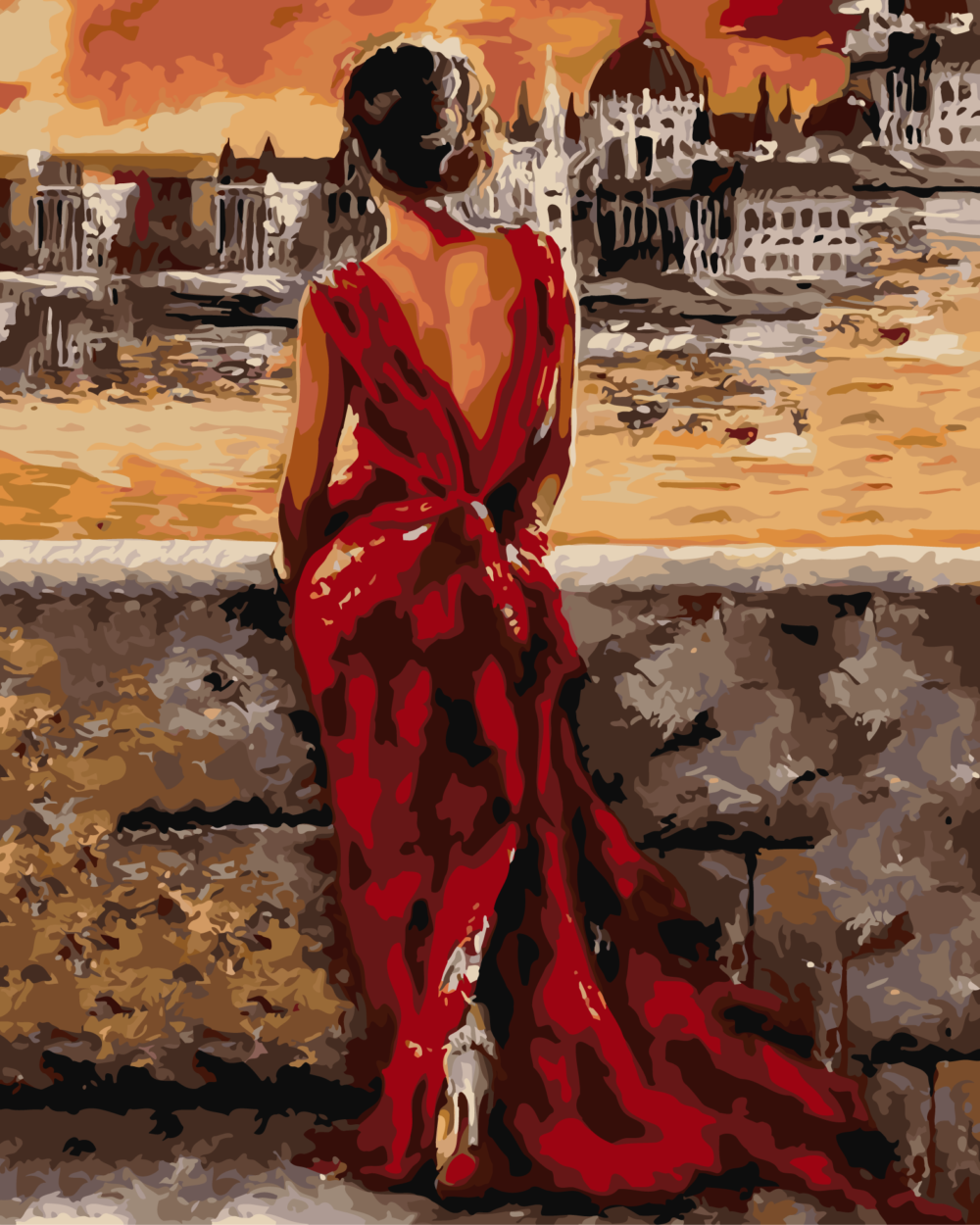 Paint by Numbers DIY Kit Deluxe_ 40cm x 50cm PBN0104 - Image 2