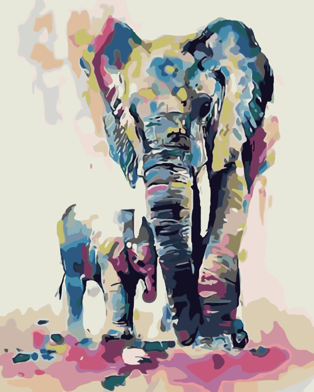 Paint by Numbers DIY Kit Deluxe_ 40cm x 50cm PBN0126 - Image 2