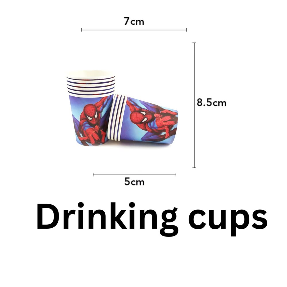 150 Piece Spiderman Kids Party Decoration Set - KPS05 - Image 6