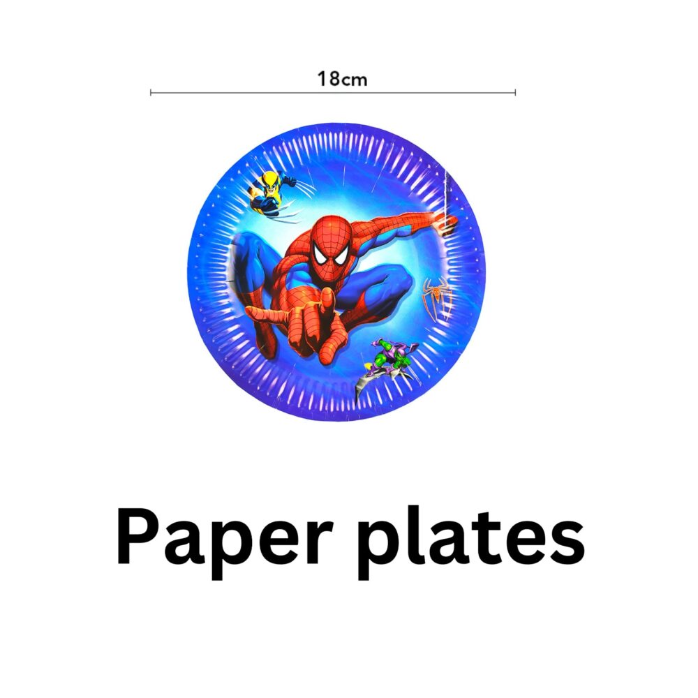 150 Piece Spiderman Kids Party Decoration Set - KPS05 - Image 5