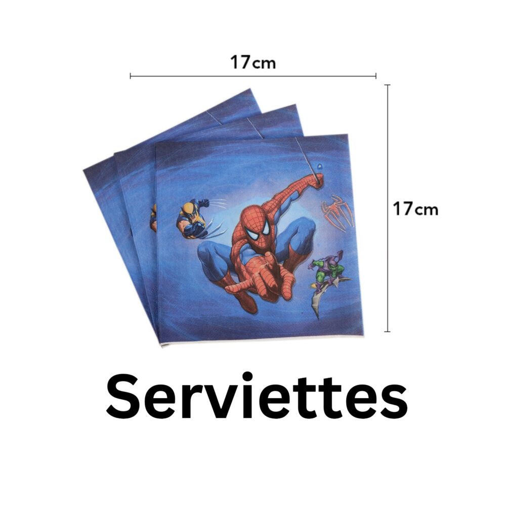 150 Piece Spiderman Kids Party Decoration Set - KPS05 - Image 8