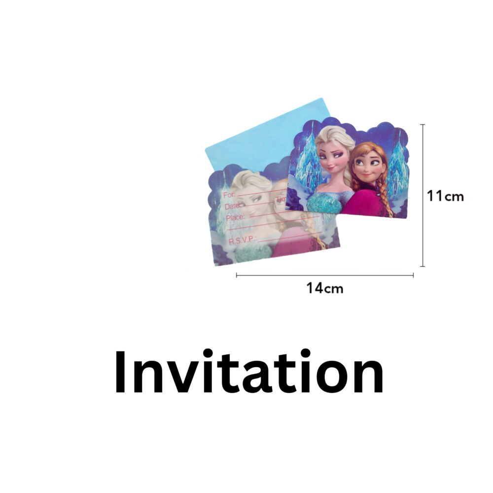 90 Piece Frozen Kids Party Decoration Set - KPS09 - Image 4