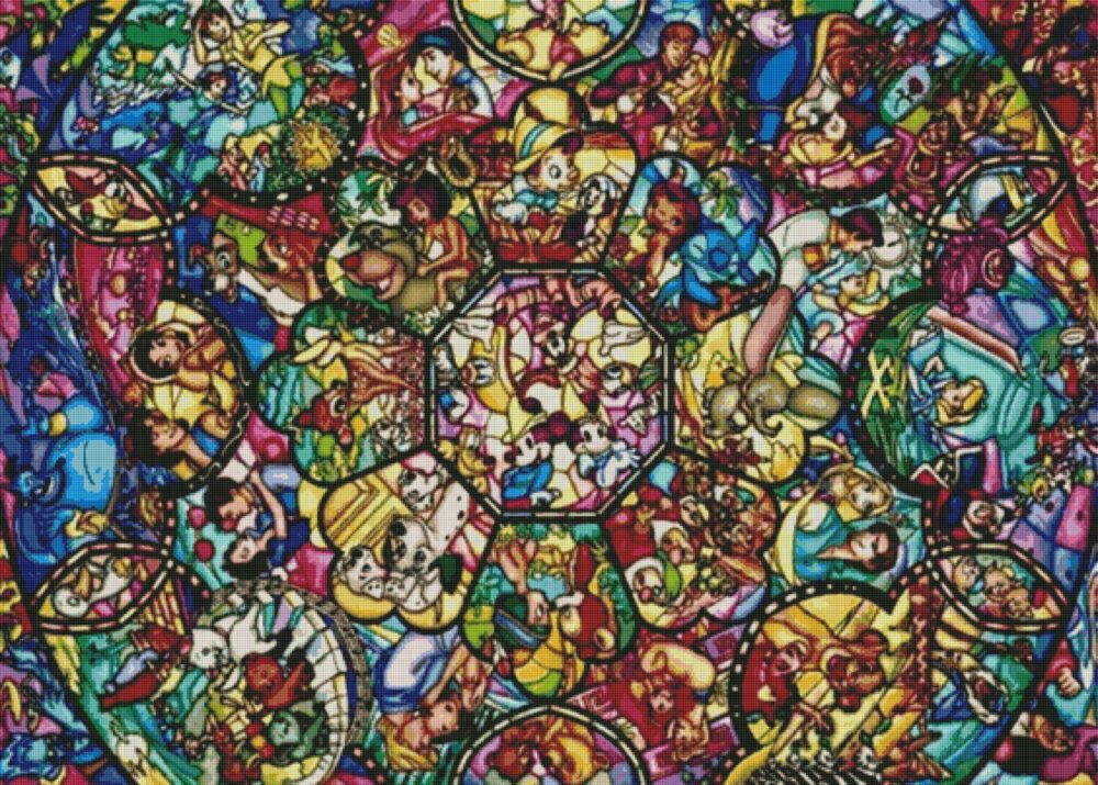Deluxe Diamond Painting Square Drill DIY Kit_ 140cm x 100cm - Disney - F0599 - Image 2