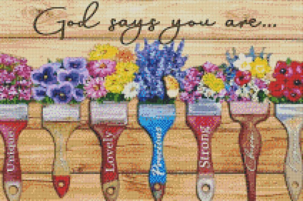 Premium Diamond Painting Round Drill DIY Kit_ 60cm x 40cm - G5435 - Image 2